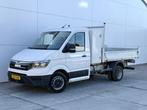 MAN TGE 5.120 2.0 Kipper Dubbellucht Carplay Trekhaak Airco, Auto's, Bestelauto's, Gebruikt, Zwart, 4 cilinders, MAN