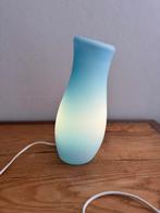 Mylonit Vintage tafellamp IKEA blauw, Huis en Inrichting, Lampen | Tafellampen, Gebruikt, Vintage, Ophalen of Verzenden, Glas