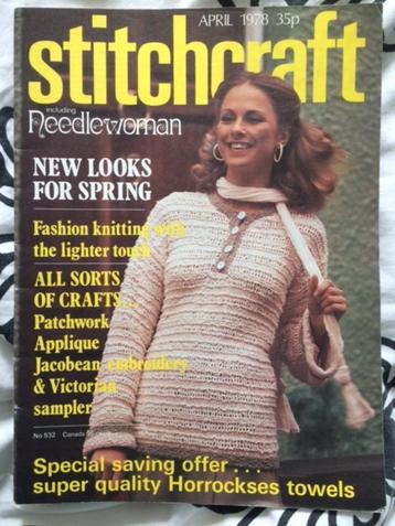 stitchcraft april 1978 including needlewoman beschikbaar voor biedingen