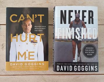 David Goggins Bundel - Can't hurt me & Never finished (ENG) beschikbaar voor biedingen