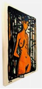 naakt op canvas naar Otto Müller, Antiek en Kunst, Kunst | Schilderijen | Klassiek, Ophalen