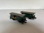 2X Fleischmann 5055 Bagagewagen DRG, Hobby en Vrije tijd, Modeltreinen | H0, Ophalen of Verzenden, Gelijkstroom, Wagon, Fleischmann