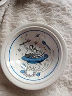 4 vintage Suske en Wiske schaaltjes uit 1989, Ophalen of Verzenden, Glas, Overige stijlen, Schaal of Schalen