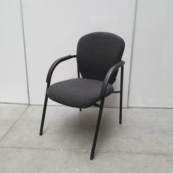 Set van 4 stuks Dauphin kantoorstoelen vergaderstoelen, Huis en Inrichting, Stoelen, Nieuw, Vijf, Zes of meer stoelen, Grijs, Ophalen of Verzenden