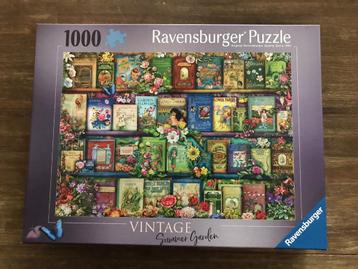 Ravensburger vintage summer garden 1000 stukjes beschikbaar voor biedingen