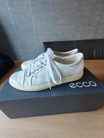 Damesschoenen Ecco wit met zacht grijs bloemen motiefje 40, Ecco, Wit, Ophalen of Verzenden, Sneakers of Gympen