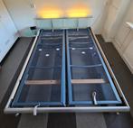 2-pers Auping elektr. spiraalbodem + Avec ombouw 160x200, Ophalen, Overige kleuren, Tweepersoons, 200 cm