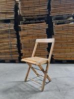 400x PARTIJ vintage oude houten KLAPSTOELEN bistro café etc., Ophalen, Gebruikt, Bruin, VINTAGE