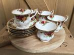 5 heren kop en schotel Old Country Rose, Ophalen