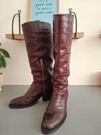 Prachtige Shabbies JUUL leren laarzen maat 41 - nieuwstaat!!, Hoge laarzen, Ophalen of Verzenden, Zo goed als nieuw, Bruin