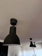 3 IKEA Hanglampen - Zwart, Huis en Inrichting, Ophalen, Gebruikt, Metaal, Minder dan 50 cm