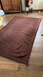 Vintage donkerbruine sprei., Gebruikt, Eenpersoons, Bruin, Overige typen