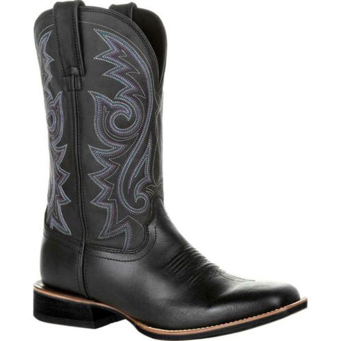 Zwarte heren kunstleren cowboy laarzen / mannen schoenen, Kleding | Heren, Schoenen, Nieuw, Boots, Zwart, Verzenden