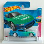 1995 Mazda RX-7 groenblauw Hotwheels, Hobby en Vrije tijd, Modelauto's | Overige schalen, Nieuw, Ophalen of Verzenden, Auto