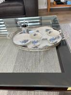 Vintage thee/koffie servies verzilverd, Ophalen of Verzenden