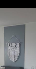 Sfeervolle macrame wandhanger wit, Huis en Inrichting, Woonaccessoires | Wanddecoraties, Ophalen of Verzenden, Zo goed als nieuw