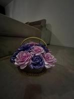 Kunstbloemen boeket voor decoratie, 10 cm of meer, Overige materialen, Paars, Nieuw