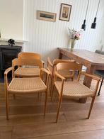 4 x vintage otto muller eetkamerstoelen stoelen, Ophalen