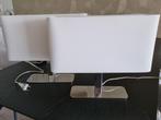 2 x Esprit tafellampen. Modern chroom met witte kap, Huis en Inrichting, Lampen | Tafellampen, Ophalen of Verzenden, Gebruikt