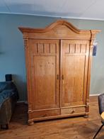 Grote Grenen Kast - 155x215 cm, Huis en Inrichting, Kasten | Kledingkasten, Ophalen, Gebruikt, 200 cm of meer, Klassiek