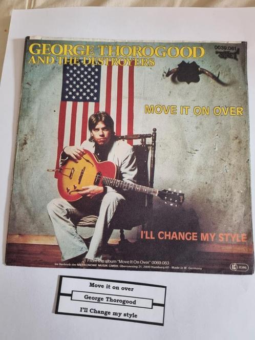 George Thorogood  " move it on over ", Cd's en Dvd's, Vinyl | Country en Western, Zo goed als nieuw, Overige formaten, Verzenden