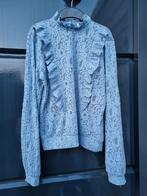 Jeansblauwe kanten blouse Bien bleu maat XS, Maat 34 (XS) of kleiner, Blauw, Ophalen of Verzenden, Zo goed als nieuw