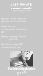 SPOED MODEL GEZOCHT, MBO, Vanaf 3 jaar, Stage