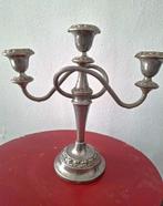vintage verzilverde Engelse Ianthe kandelaar, Antiek en Kunst, Ophalen of Verzenden, Zilver