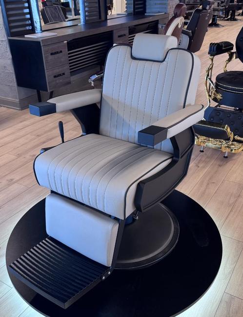 Barbierstoel Duzcizo cream beige epileer stoel makeup kapper, Huis en Inrichting, Stoelen, Nieuw, Vijf, Zes of meer stoelen, Kunststof