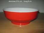 salade schaal Bareuther Waldsassen Bavaria prachtig rood wit, Ophalen of Verzenden
