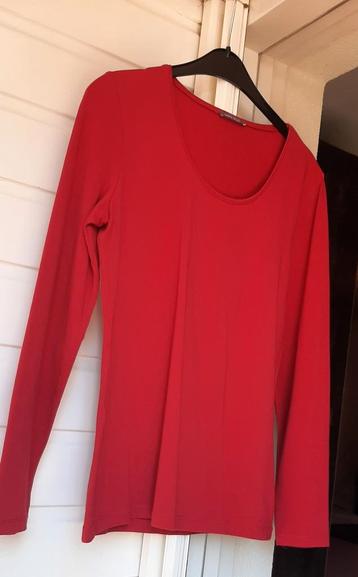 Uno Due top/t-shirt, mooie kwaliteit, rood. Mt. L.Als nieuw. beschikbaar voor biedingen