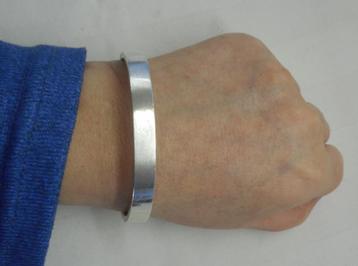 Zilveren vintage slavenarmband nr.931 beschikbaar voor biedingen