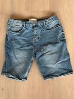Blauwe Jeans korte broek (W36) = (maat M), Ophalen, Zo goed als nieuw, Blauw, W36 - W38 (confectie 52/54)