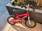 Cars fiets met zijwieltjes, Fietsen en Brommers, Fietsen | Kinderfietsjes, Ophalen, Zo goed als nieuw, Minder dan 16 inch, Zijwieltjes