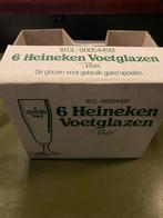 Heineken bierglazen op voet, Verzamelen, Glas en Borrelglaasjes, Ophalen of Verzenden, Zo goed als nieuw, Bierglas