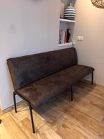 Eetkamerbank donkerbruin 200 cm, Ophalen, Zo goed als nieuw