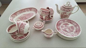 Villeroy en Boch ontbijt-/thee servies Burgenland rood beschikbaar voor biedingen