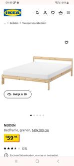 Ikea bed incl.matras en lattenbodem 140x200, Huis en Inrichting, Kasten | Kledingkasten, Nieuw, Ophalen