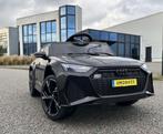 Audi RS6 12v wit Afstands. - Leder - Rubberband - Bleutooth, Kinderen en Baby's, Speelgoed | Buiten | Voertuigen en Loopfietsen