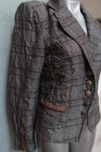 Geisha denim prachtig jasje met kreukel stof dat hoort zo 38, Maat 38/40 (M), Geisha, Verzenden, Zo goed als nieuw