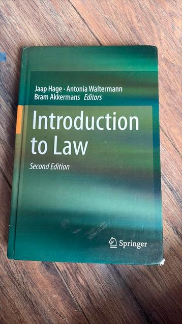 Introduction to Law beschikbaar voor biedingen