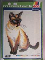 V12 ministeck voorbeelden blad KAT HERT CLOWN PAARD HOND, Hobby en Vrije tijd, Ministeck, Voorbeeldboek, Ophalen of Verzenden