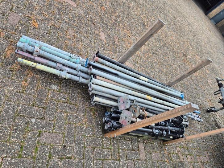 Cu-plok steigermateriaal, Doe-het-zelf en Verbouw, Steigers, Gebruikt, Gevelsteiger, 2 tot 5 meter, Ophalen