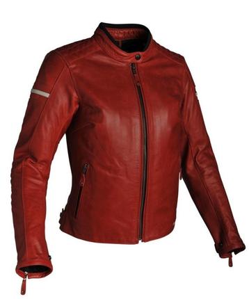 Gloednieuwe Leren motorjas Richa Daytona rood. beschikbaar voor biedingen