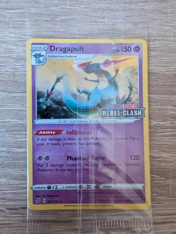 Dragapult promo 091/192 * holo mint in oroginele seal beschikbaar voor biedingen