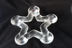 Vintage Scandinavisch Pukeberg glazen kaarsenhouder ster, Ophalen of Verzenden