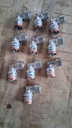 10x Uponor S-Press Plus 20mm x 3/4 haakse perskoppelingen, Overige materialen, 6 meter of meer, Overige typen, Nieuw