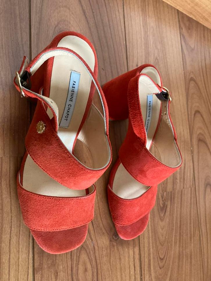 FABIENNE CHAPOT DAMESSCHOENEN (eenmaal gepast), Kleding | Dames, Schoenen, Nieuw, Schoenen met hoge hakken, Oranje, Ophalen