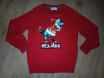 Dino kersttrui 110 116 h&m met keerbare lovertjes, Kinderen en Baby's, Kinderkleding | Maat 110, Jongen of Meisje, Trui of Vest