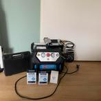 Compressor met stoffeer tacker en toebehoren, Doe-het-zelf en Verbouw, Ophalen, Gebruikt, 6 tot 10 bar, 200 tot 400 liter/min